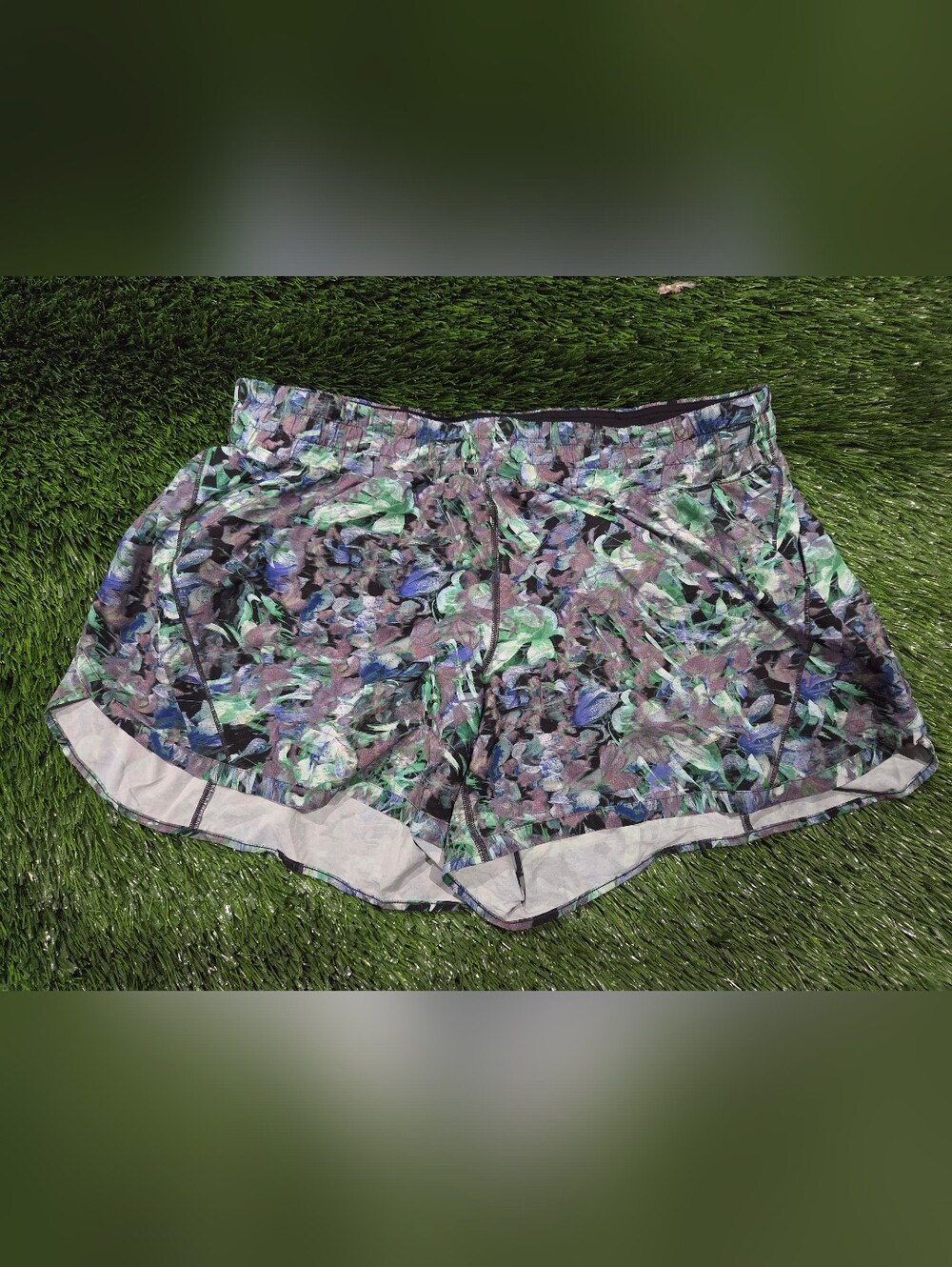 Lululemon Track That Mid-Rise shorts